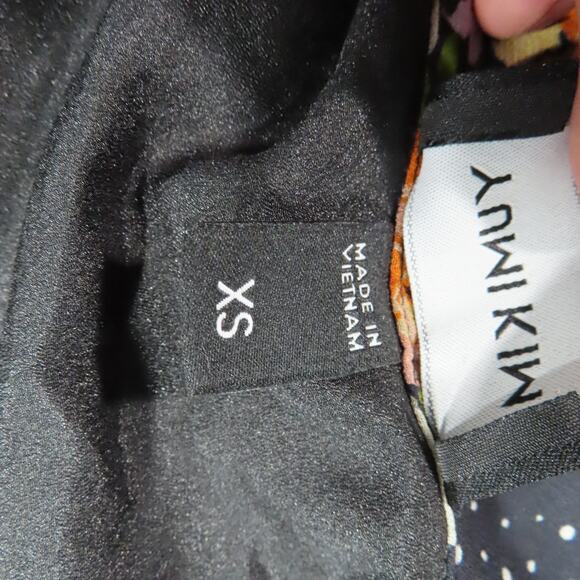 Yumi Kim Midnight Magic Black Floral Long Sleeve Button-up Perry Romper X-Small - Picture 8 of 8